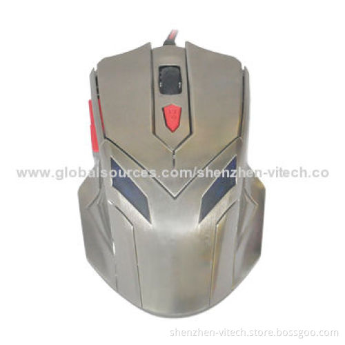Magic 6-button Gaming Mouse, 1,000-1,600dpi Resolution, 5V Working VoltageNew